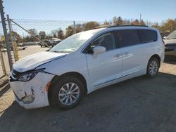 Salvage cars for sale at Chalfont, PA auction: 2017 Chrysler Pacifica Touring L