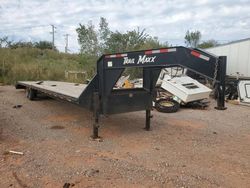 Salvage trucks for sale at Oklahoma City, OK auction: 2022 Other 2022 Trailmaxx 40' FT Gooseneck Black