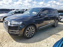 Salvage cars for sale at Arcadia, FL auction: 2018 Audi Q7 Premium Plus