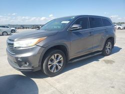 Salvage cars for sale at Wilmer, TX auction: 2014 Toyota Highlander LE