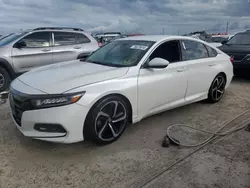 Salvage cars for sale at Riverview, FL auction: 2019 Honda Accord Sport