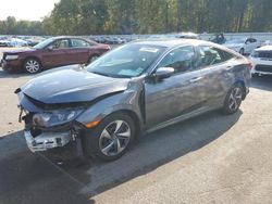 Salvage cars for sale from Copart Glassboro, NJ: 2021 Honda Civic LX