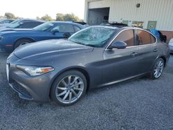 Salvage cars for sale at Orlando, FL auction: 2017 Alfa Romeo Giulia