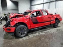 Salvage cars for sale at Ham Lake, MN auction: 2018 Ford F150 Supercrew