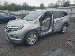 Salvage cars for sale from Copart Grantville, PA: 2017 Honda Pilot LX