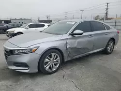 Salvage cars for sale at Sun Valley, CA auction: 2019 Honda Accord LX