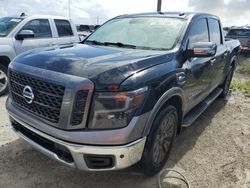 Salvage cars for sale at Riverview, FL auction: 2017 Nissan Titan SV