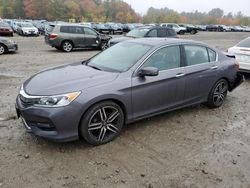 Salvage cars for sale at Mendon, MA auction: 2016 Honda Accord EXL