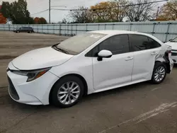 Salvage cars for sale at Moraine, OH auction: 2021 Toyota Corolla LE