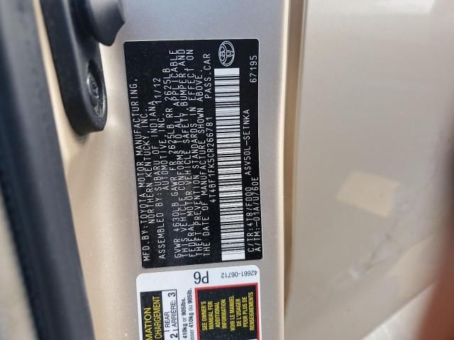 2012 Toyota Camry Base