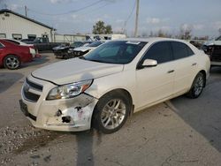 Salvage cars for sale at Pekin, IL auction: 2013 Chevrolet Malibu 1LT