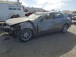 Salvage cars for sale at Martinez, CA auction: 2012 Infiniti G37 Base