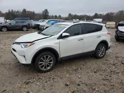 Salvage cars for sale at auction: 2018 Toyota Rav4 HV Limited