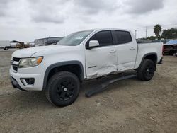 Salvage cars for sale at San Diego, CA auction: 2016 Chevrolet Colorado LT