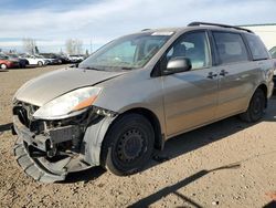 Salvage cars for sale from Copart Rocky View County, AB: 2008 Toyota Sienna CE