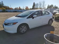 Honda salvage cars for sale: 2012 Honda Civic LX