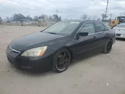 Salvage cars for sale at Riverview, FL auction: 2006 Honda Accord LX