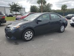 Salvage cars for sale at Apopka, FL auction: 2016 Toyota Corolla L