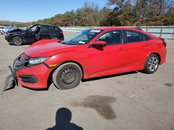 Salvage cars for sale at Brookhaven, NY auction: 2018 Honda Civic LX