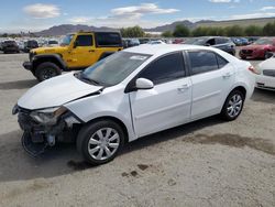 Salvage cars for sale at Las Vegas, NV auction: 2015 Toyota Corolla L