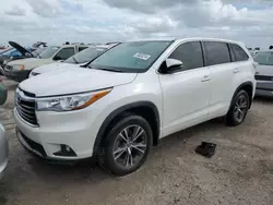 2016 Toyota Highlander XLE en venta en Arcadia, FL