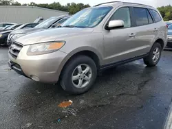 Salvage cars for sale from Copart Exeter, RI: 2007 Hyundai Santa FE GLS