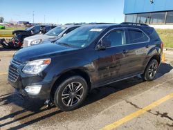 Salvage cars for sale at Woodhaven, MI auction: 2017 Chevrolet Equinox LT