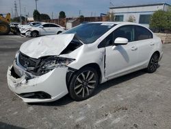 Salvage cars for sale at Wilmington, CA auction: 2014 Honda Civic EXL