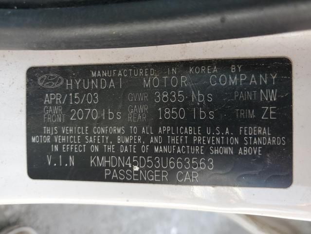 2003 Hyundai Elantra GLS