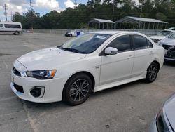 Salvage cars for sale at Savannah, GA auction: 2017 Mitsubishi Lancer ES