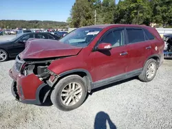 Salvage cars for sale at Concord, NC auction: 2015 KIA Sorento LX