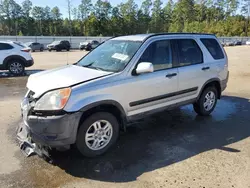 Salvage cars for sale at Harleyville, SC auction: 2004 Honda CR-V EX