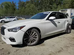 Infiniti salvage cars for sale: 2021 Infiniti Q50 Luxe