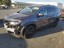 Honda Pilot SE Vehiculos salvage en venta: 2021 Honda Pilot SE