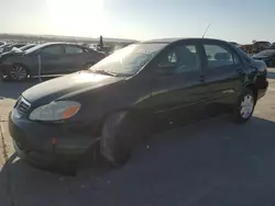 Salvage cars for sale at Grand Prairie, TX auction: 2005 Toyota Corolla CE