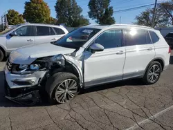 Salvage cars for sale at Moraine, OH auction: 2018 Volkswagen Tiguan SE