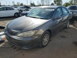 Salvage cars for sale at Elgin, IL auction: 2006 Toyota Camry LE