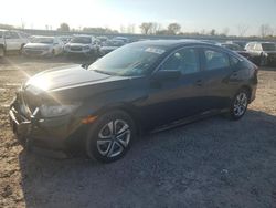 Salvage cars for sale at Central Square, NY auction: 2016 Honda Civic LX