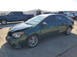 Salvage cars for sale at Grand Prairie, TX auction: 2014 Toyota Corolla L