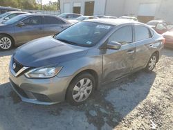 Salvage cars for sale at Savannah, GA auction: 2017 Nissan Sentra S