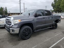 Salvage cars for sale from Copart Rancho Cucamonga, CA: 2016 Toyota Tundra Crewmax SR5