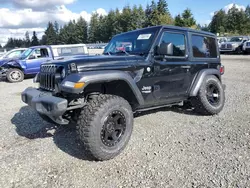 Jeep Wrangler Sport salvage cars for sale: 2019 Jeep Wrangler Sport