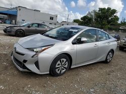 Salvage cars for sale at Opa Locka, FL auction: 2018 Toyota Prius