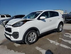 Salvage cars for sale at Haslet, TX auction: 2017 KIA Sportage LX