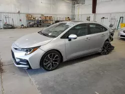 Salvage cars for sale at Milwaukee, WI auction: 2022 Toyota Corolla XSE