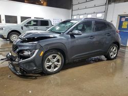 Salvage cars for sale from Copart Blaine, MN: 2022 Hyundai Kona SEL