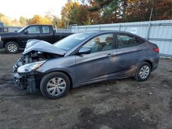 Salvage cars for sale from Copart Lyman, ME: 2017 Hyundai Accent SE