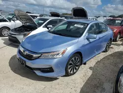 Salvage cars for sale at Arcadia, FL auction: 2017 Honda Accord Touring Hybrid