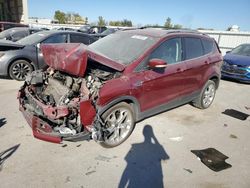 Salvage cars for sale at Kansas City, KS auction: 2013 Ford Escape Titanium