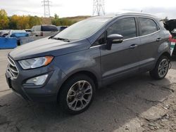 Salvage cars for sale at Littleton, CO auction: 2020 Ford Ecosport Titanium